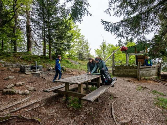Feuerstelle Bergstation
