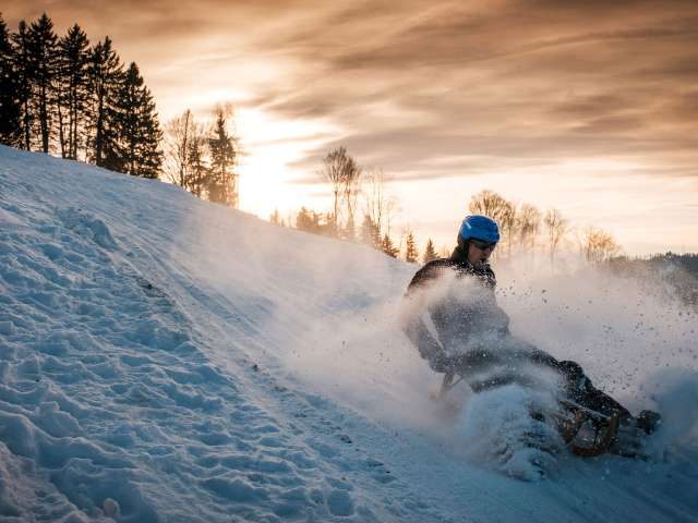 Schlitteln im Atzmännig